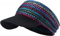 women's uv protective sun visor headband - hikevalley ev06 design логотип