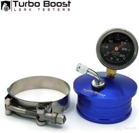 img 3 attached to 🔍 High-Quality Turbo Boost Leak Testers with 2.5" End Cap - Premium 6061 Billet Aluminum Build - Equipped with Tire Schrader Valve for Optimal Testing - Includes 30 PSI Boost Gauge