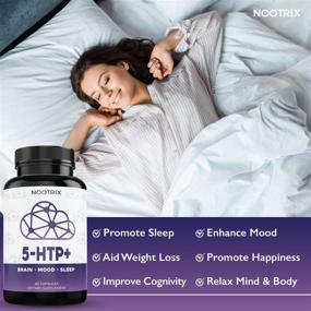 img 2 attached to 🌙 5-HTP+ by Nootrix: 2-Pack Mood Booster with 120 Capsules - 200mg Plus Calcium - Rapid Stress Relief & Healthy Sleep Cycles - Non-GMO, Gluten-Free