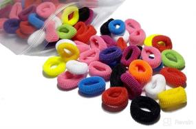 img 3 attached to 100Pcs Colorful Holders Elastics Accessories