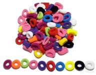 100pcs colorful holders elastics accessories logo