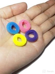 img 1 attached to 100Pcs Colorful Holders Elastics Accessories