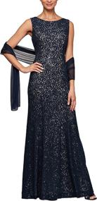 img 1 attached to 💃 Stunning Sleeveless Beaded Dresses: Alex Evenings Womens Collection - Chic Women's Clothing