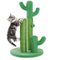 🐱 3-sisal scratching poles kilodor cactus cat scratching post with ball – for kittens and cats logo