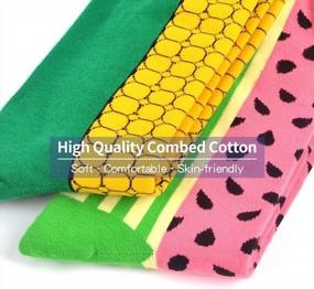 img 1 attached to Colorful And Fun Men'S Combed Cotton Crew Socks By WeciBor - Perfect For Dressy And Casual Occasions