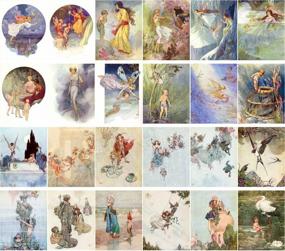 img 1 attached to Magical Collection Of 24 Vintage Fairy Tales Stickers By Harry Thaker William Robinson