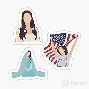 img 2 attached to Lana Del Rey 3PACK Sticker