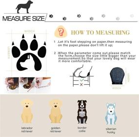 img 2 attached to Easy-Fit Waterproof Dog Boots - 4 Pack | Dog Shoes for All-Weather Adventures | Adjustable Tightness & Reflective Tape | Anti-Slip Sole | Ideal for Medium to Large Dogs