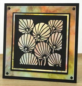 img 2 attached to Create Stunning Chinese Lanterns With 4" X 4" Clarity Fresh Cut Die