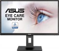 🖥️ asus va279hal 1080p monitor: built-in 75hz, flicker-free, blue light filter, swivel & pivot adjustment, hd logo
