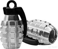 pressure grenade valves silver chrome logo