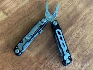 img 1 attached to Gift For Men Dad, BIBURY Multitools, Portable Multitool Foldable Pliers With Scissors, Can Opener & Screwdriver, EDC Tools For Camping, Outdoor Activities, Home Repair - Titanium Plating review by Frank Nguyen