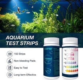 img 1 attached to 🐠 Efficient 6-in-1 EasyTest Aquarium Test Strips for Freshwater and Saltwater Monitoring - Nitrates, Nitrites, Chlorine, Carbonate, Hardness, pH