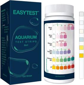 img 4 attached to 🐠 Efficient 6-in-1 EasyTest Aquarium Test Strips for Freshwater and Saltwater Monitoring - Nitrates, Nitrites, Chlorine, Carbonate, Hardness, pH