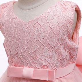 img 1 attached to Tulle Flower Princess Wedding Dress For Toddler And Baby Girl - NNJXD Girls' Collection