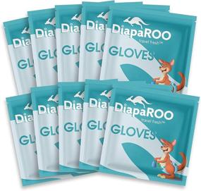 img 1 attached to 🧤 100 Pcs 50 Pairs Disposable DiapaROO PE Food Service Gloves - Ideal for Food Handling, Cleaning &amp; Cooking