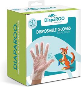 img 4 attached to 🧤 100 Pcs 50 Pairs Disposable DiapaROO PE Food Service Gloves - Ideal for Food Handling, Cleaning &amp; Cooking