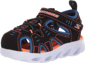 img 4 attached to Skechers Hypno Splash Sandal Orange Toddler Boys' Shoes ~ Sandals