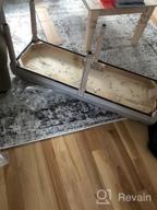 img 1 attached to Beige Upholstered Entryway Ottoman Bench - Chairus Fabric Classic Bedroom Bench With Rustic Wood Legs review by Amy Johnson