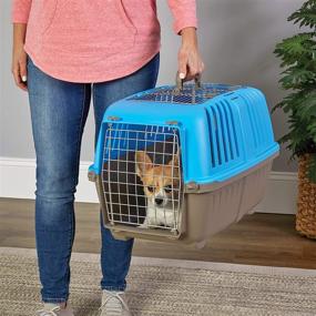 img 2 attached to 🐾 Convenient Midwest Spree Travel Pet Carrier with Effortless Assembly, No Fiddly Nuts & Bolts Unlike Competitors, Perfect for Small Dogs & Cats