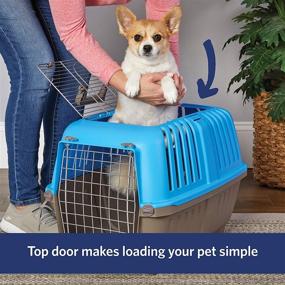 img 3 attached to 🐾 Convenient Midwest Spree Travel Pet Carrier with Effortless Assembly, No Fiddly Nuts & Bolts Unlike Competitors, Perfect for Small Dogs & Cats