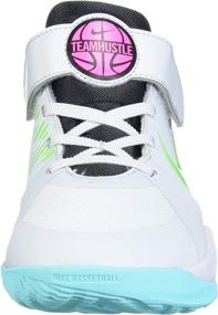 img 3 attached to Nike Basketball Metallic Gold White Regular Girls' Shoes - Athletic: Stylish & High-performance Footwear for Girls