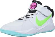 nike basketball metallic gold white regular girls' shoes - athletic: stylish & high-performance footwear for girls логотип