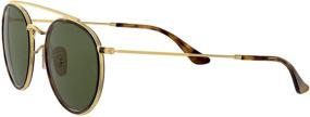 img 2 attached to Ray Ban RB3647N Double Bridge Sunglasses Men's Accessories