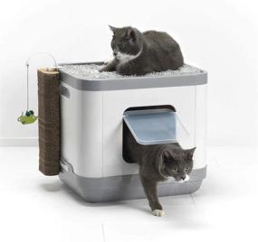 img 4 attached to 🐱 The Perfect Solution: Moderna C802 All in One Litterbox Simplifies Your Cat's Needs