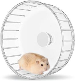 img 4 attached to 🐹 Silent BUCATSTATE Hamster Wheel: 6.7in & 5.5in Exercise Wheels for Gerbil Dwarf Syrian Hamster - Quiet Spinner for Optimal Running Experience