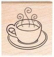 coffee cup rubber stampnew cc logo