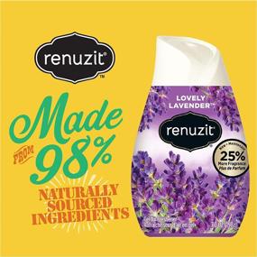 img 2 attached to 🌸 Lovely Lavender Renuzit Gel Air Freshener - 7 oz: Refresh Your Space with Long-Lasting Fragrance