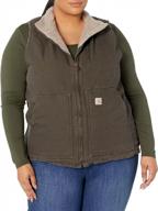 carhartt womens regular woodland xx large women's clothing ~ coats, jackets & vests logo