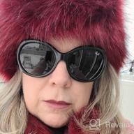 img 1 attached to Women'S Faux Fur Russian Cossack Hat And Scarf Set review by Sam Kriegshauser