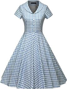 img 4 attached to GownTown Womens 1950S Vintage Pockets Women's Clothing and Dresses