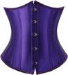 classic corset waist cincher bustier 💃 top with lace-up and boning by grebrafan logo