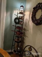 img 1 attached to Hammered Steel 8-Tier Enclume Pot Rack - Free Standing & Unassembled! review by Joshua Ngo