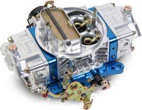img 1 attached to 🏁 Holley 0-76750BL 750 CFM Ultra Double Pumper Four Barrel Street/Strip Carburetor - Blue: Superior Performance for Street and Strip Applications