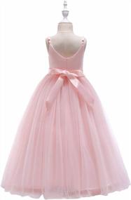 img 1 attached to Stunning Glamulice Lace Flower Girl & Bridesmaid Dresses for Weddings & Pageants