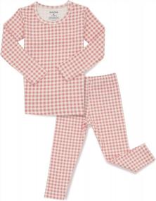 img 4 attached to Cute And Comfy: AVAUMA Pajama Set For Baby Boys And Girls In Snug Fit Pattern Design And Pure Cotton Sleepwear (6M-7T)