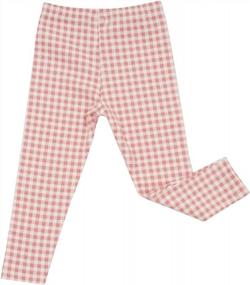 img 2 attached to Милый и удобный: пижамный комплект AVAUMA для маленьких мальчиков и девочек с плотным рисунком и пижамой из чистого хлопка (6M-7T)