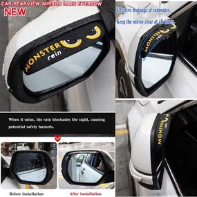 img 3 attached to KUAWFEI Rearview Protector Universal Suitable