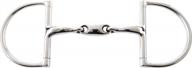 korsteel jp hunter dee snaffle bit: durable stainless steel with oval link for comfortable riding logo