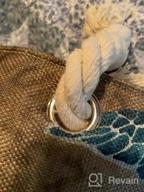 img 1 attached to Large Zippered Canvas Beach Tote Bag For Women - Sleepwish review by Troy Tec