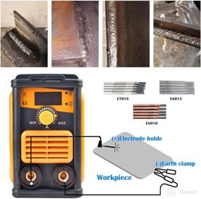 img 1 attached to Wrdlosy Welding Machine: Small 110V 250Amp Stick Welder for Beginners, 360° Heat Dissipation, ARC Mini Welder with Portable Design, Includes Brush, Welding Mask, Gloves, and Rods