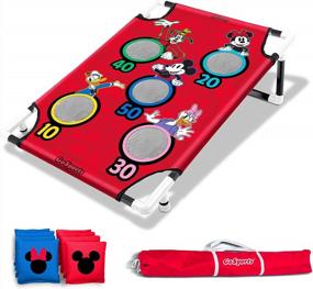 img 4 attached to GoSports Disney Mickey And Friends Bean Bag Toss Game Set - Perfect Addition To Kids' Birthday Parties And Disney-Themed Celebrations