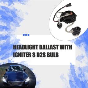 img 3 attached to 🔦 Xenon HID Ballast Headlight Control Unit with Igniter and D2S Bulb - Compatible with Nissan Altima, Maxima, Murano, 350Z, 370Z, GTR, Infiniti G35, G37, FX35, QX56 - Replaces 28474-8991A, 28474-89904, NZMNS111LBNA