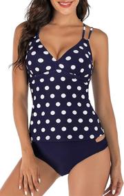 img 4 attached to 👙 Stylish Women's Tankini Swimwear by Vogueric - Enhancing your Beach Look with Bathing Suits & Cover Ups