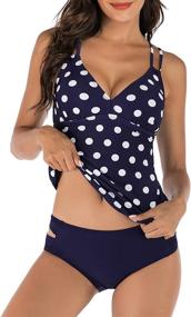 img 2 attached to 👙 Stylish Women's Tankini Swimwear by Vogueric - Enhancing your Beach Look with Bathing Suits & Cover Ups