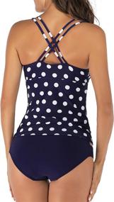 img 3 attached to 👙 Stylish Women's Tankini Swimwear by Vogueric - Enhancing your Beach Look with Bathing Suits & Cover Ups